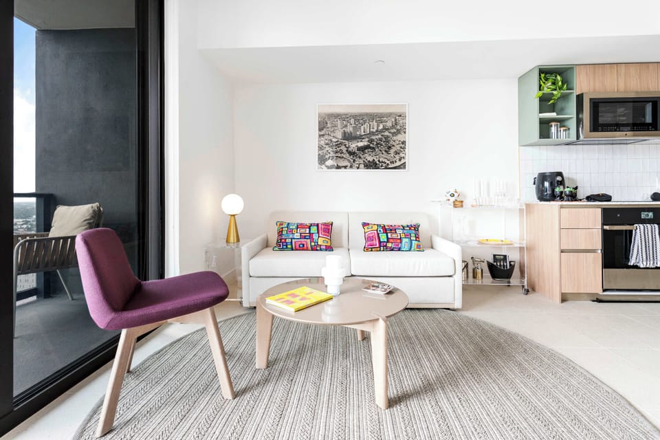 ample seating with sofa bed