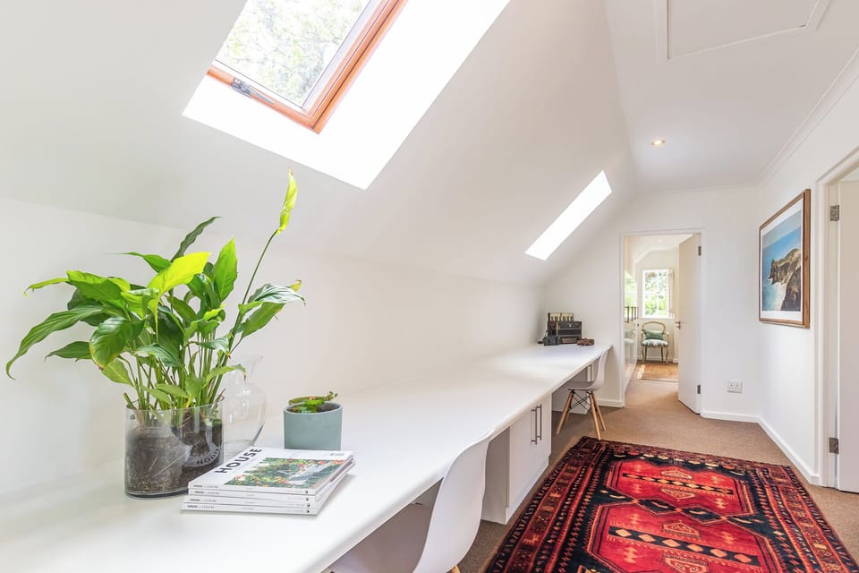 Study area upstairs.