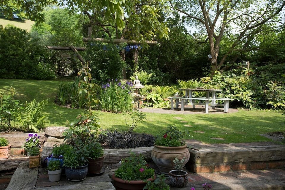 The garden at St Anne's B and B
