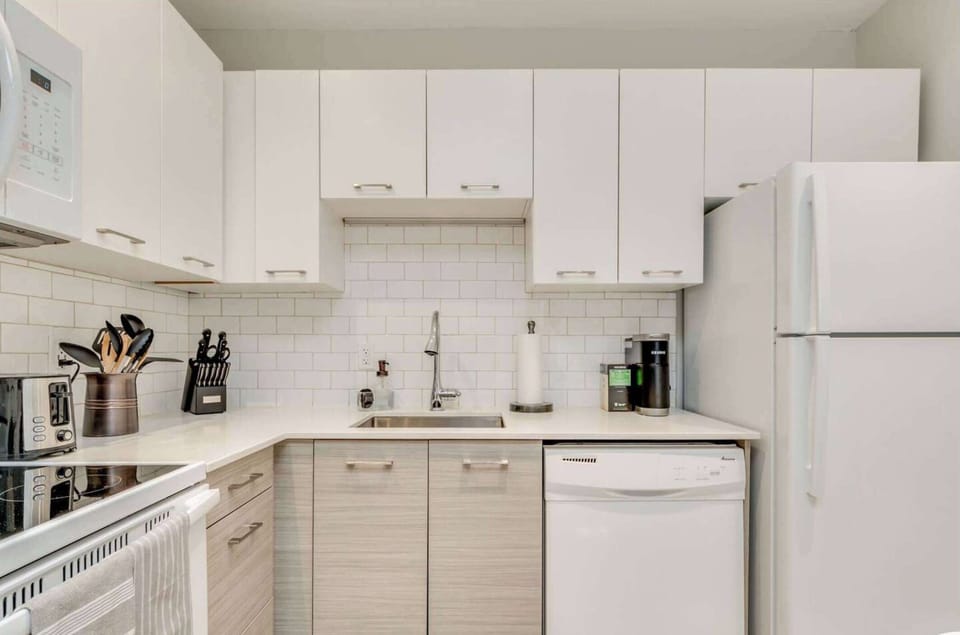 Kitchen Area with plenty of storage space