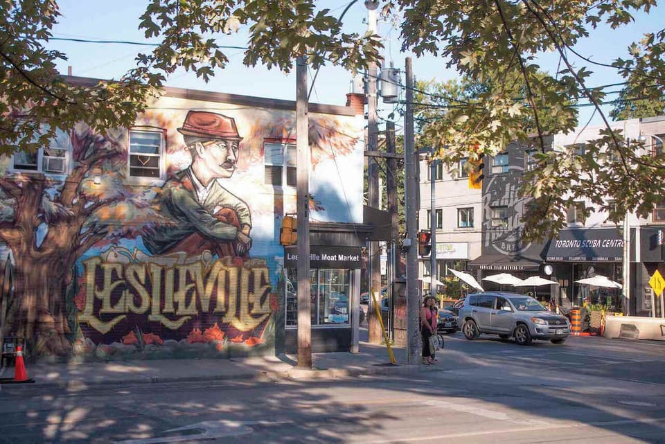 Leslieville neighbourhood 