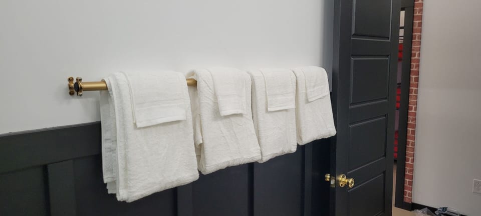 plenty of towels for everyone