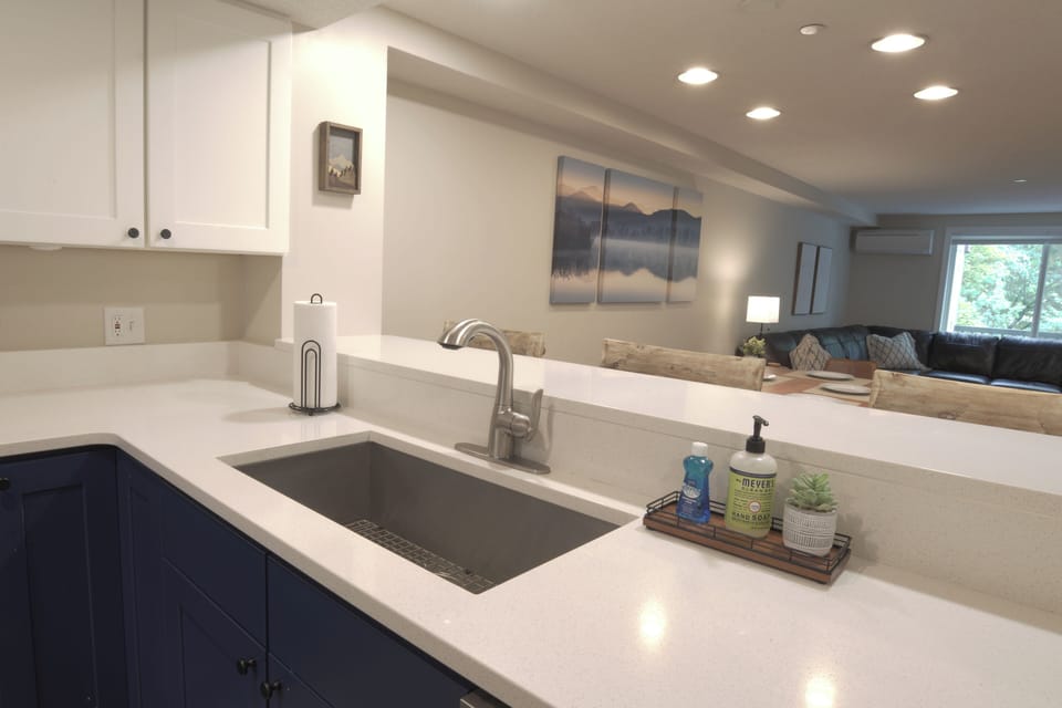 A place to do the dishes after a large family meal