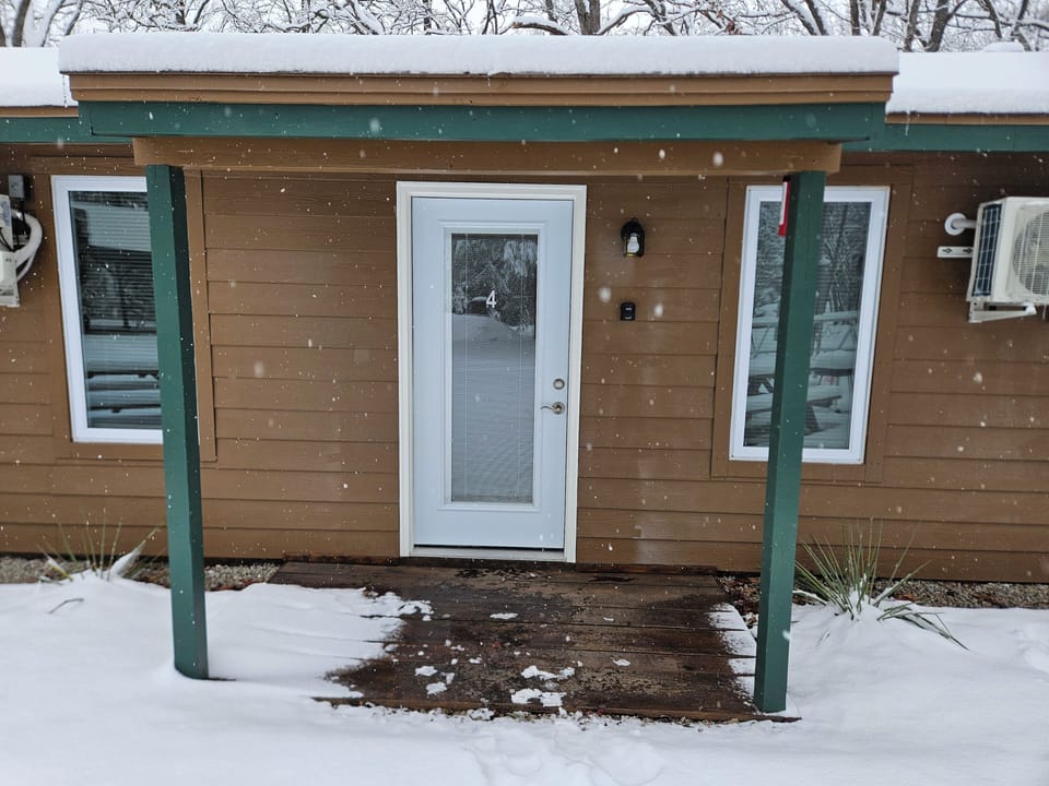 Condo #4 front door and porch 