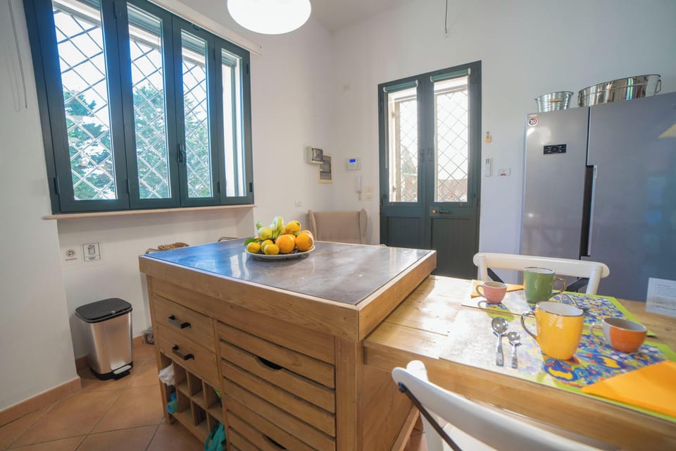 Kitchen and dining area