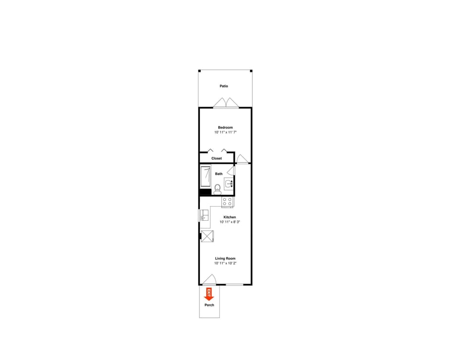 PC Beach Retreat A - Floor Plan (Ground Floor)
