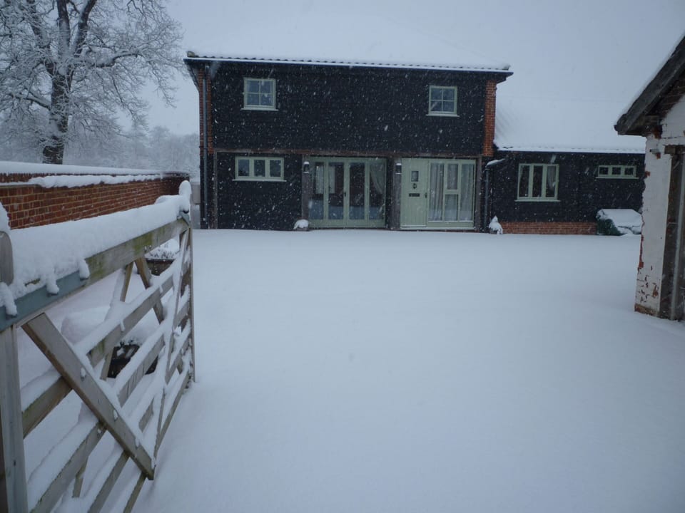 The Granary in the snow