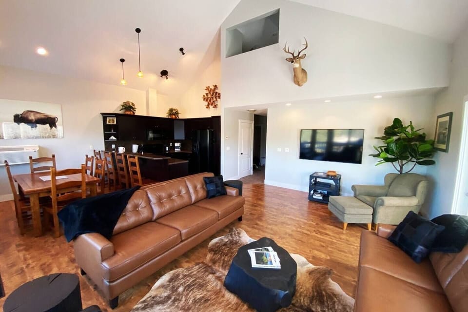 Living Room - looking back at entrance from fireplace.