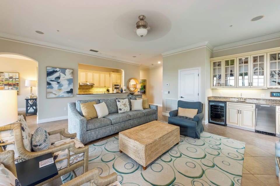 Living Room- Great Gulf Views