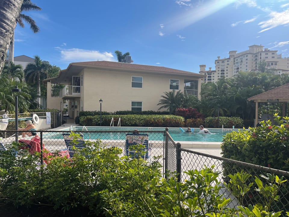 Community heated pool