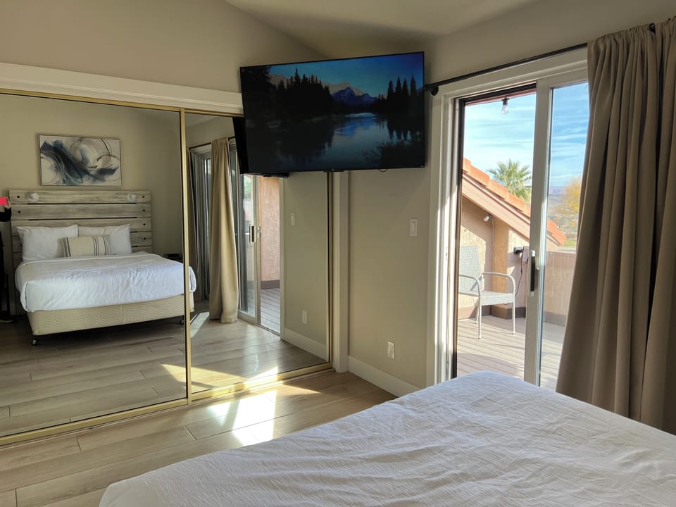 48” TV in bedroom