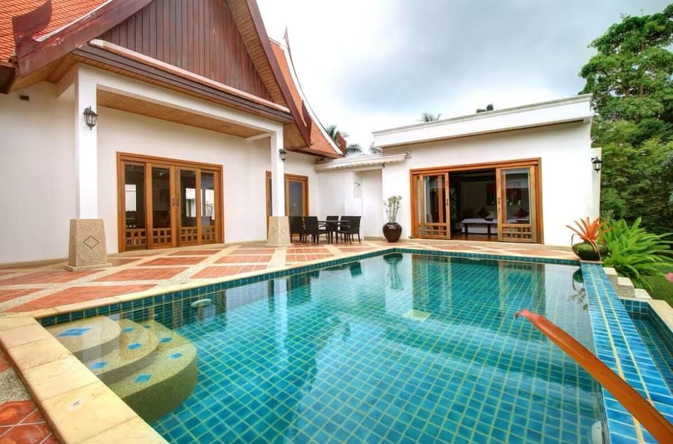 Rear Elevation with Private Pool