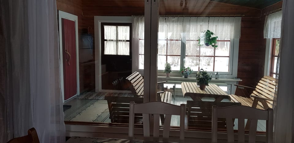 Indoor veranda