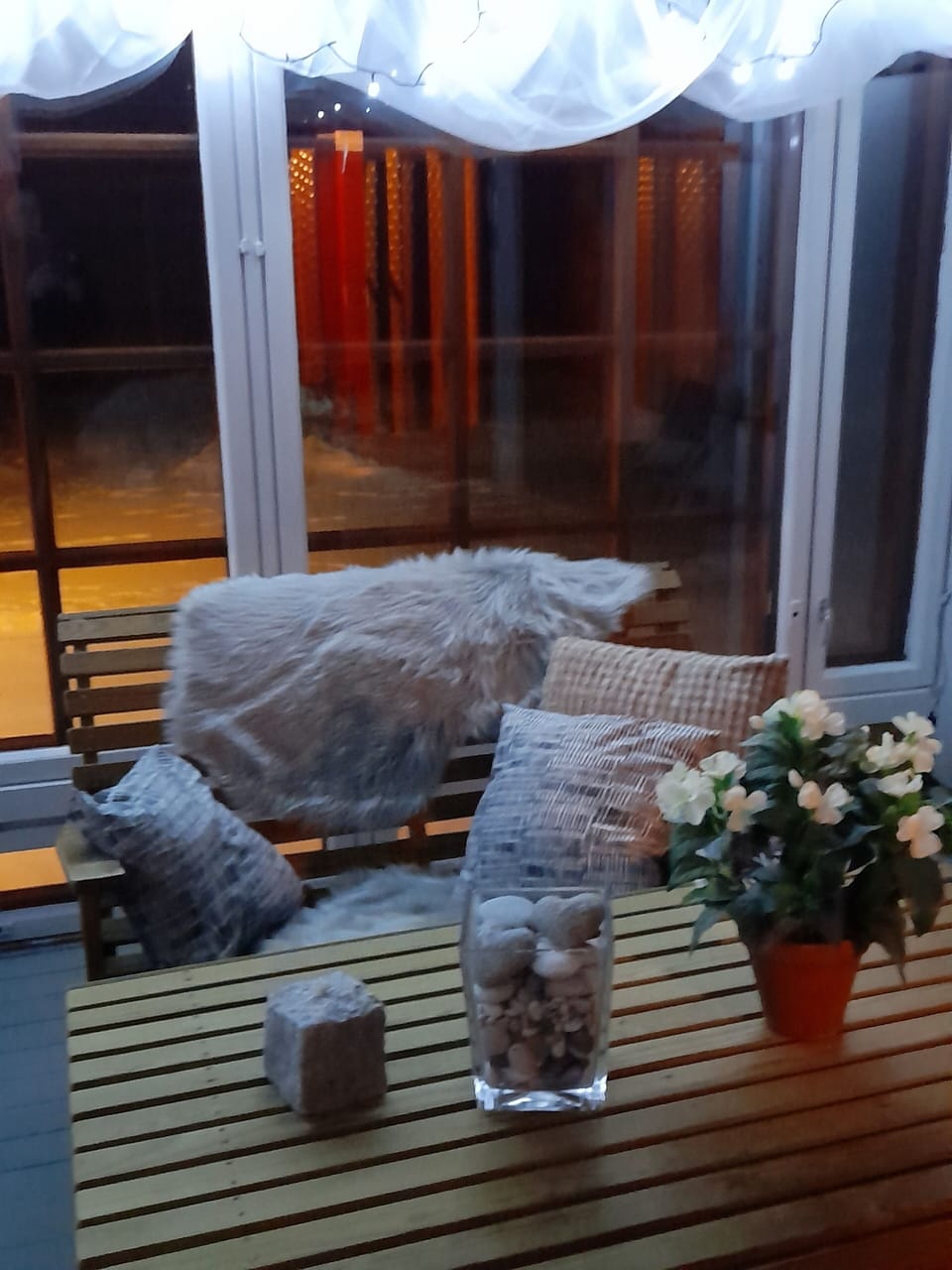 Indoor veranda