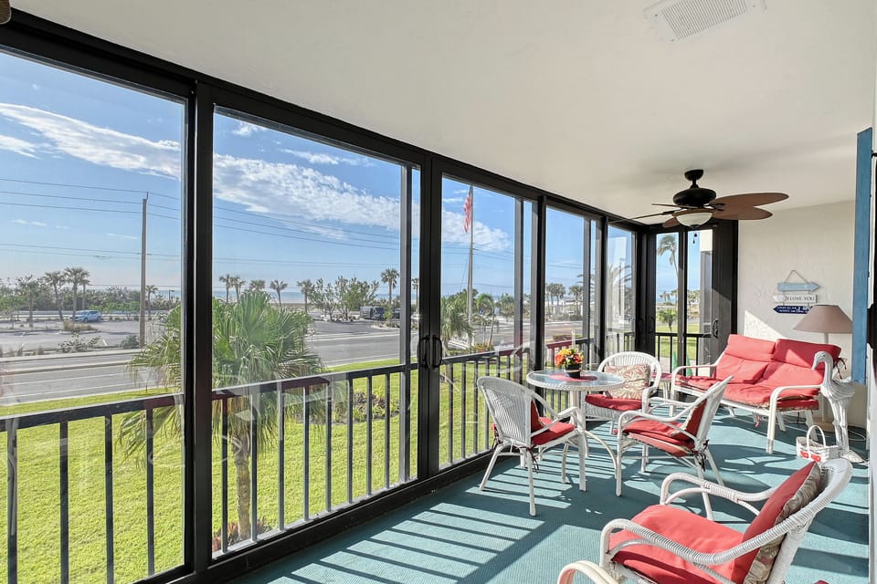 Lanai with Beach Views