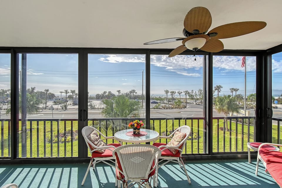 Lanai with Beach Views
