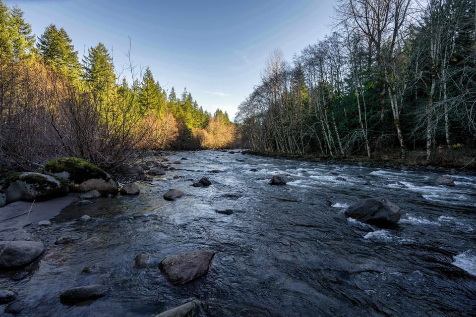River views just beyond the property.