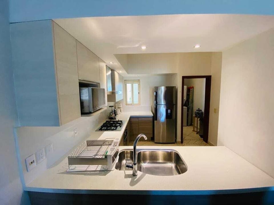 Lots of counter space in the kitchen for easy meal prep