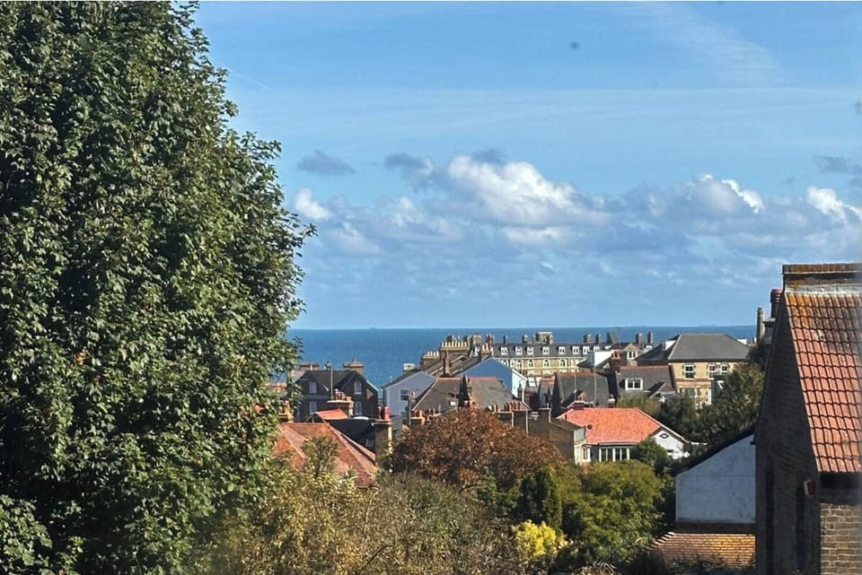 The horizon from master bedroom window.