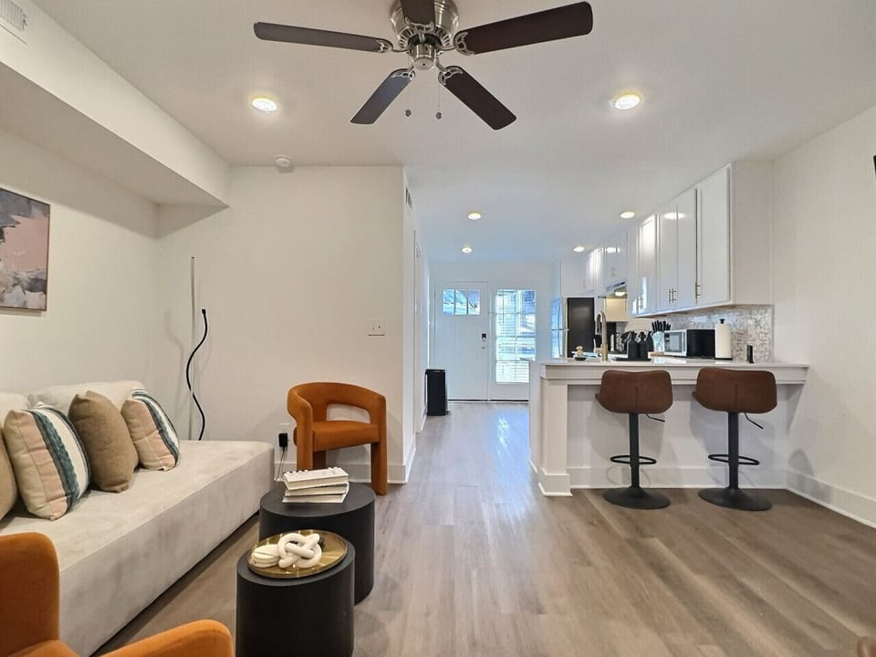 Open concept living area to relax.