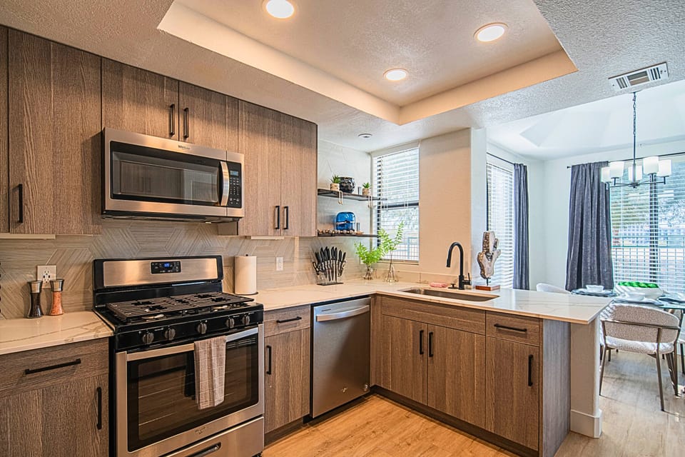 Designed for Comfort & Convenience – Feel right at home in this thoughtfully stocked kitchen.