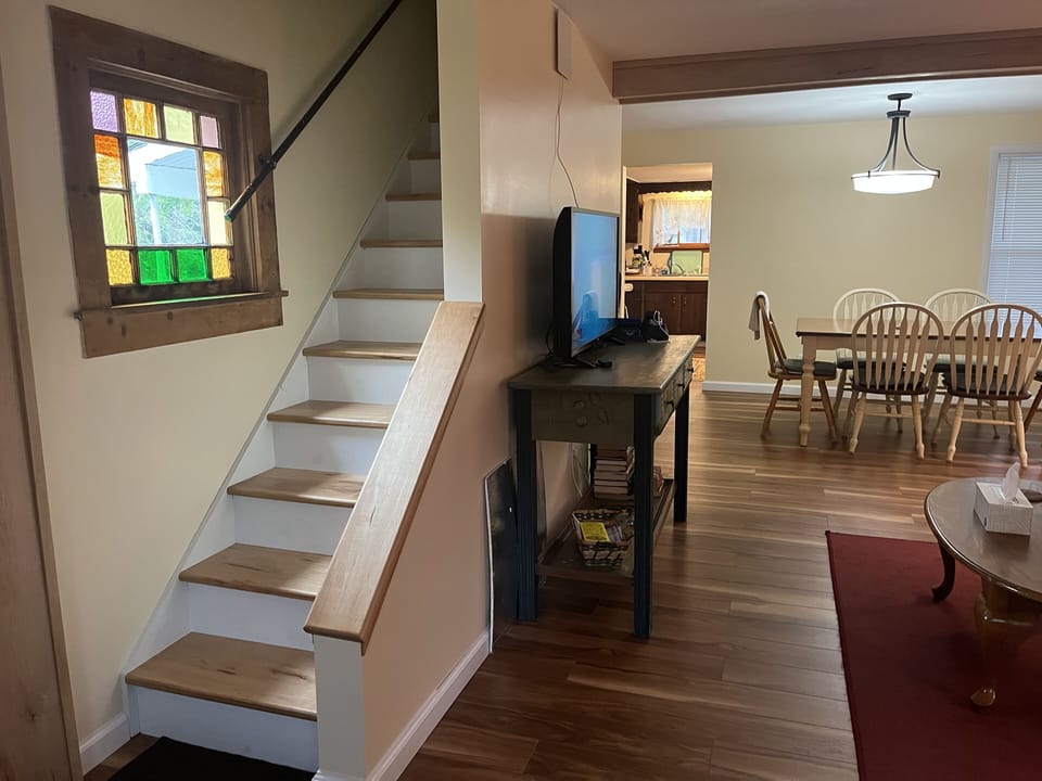 Stairs to bedrooms & 1/2 bath