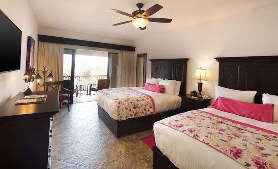 Third Ensuite Bedroom with two queens.