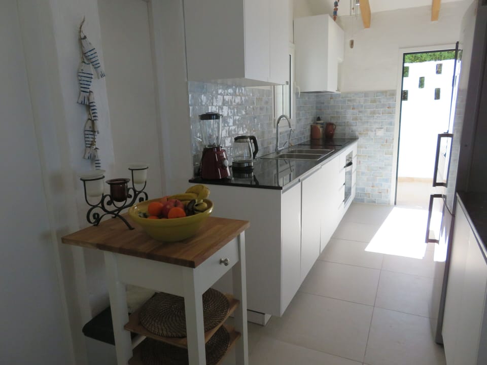 Well equipped Kitchen with dishwasher, large fridge freezer and blender
