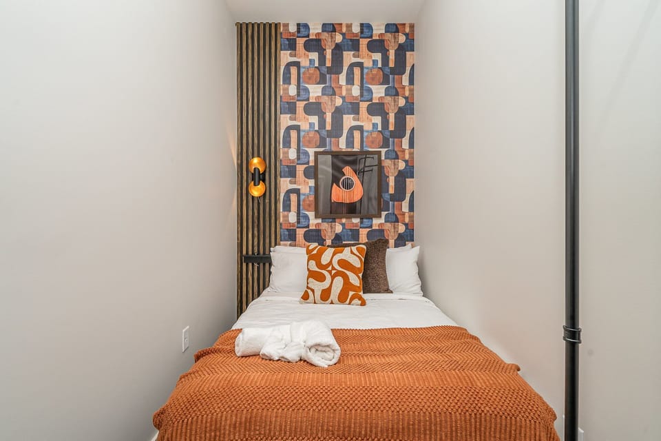 2nd Bedroom featuring a Full Bed.