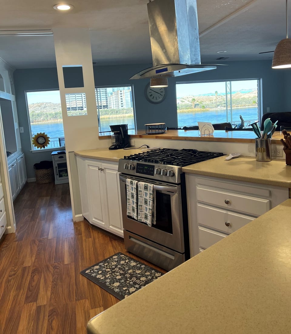 Kitchen with a view.