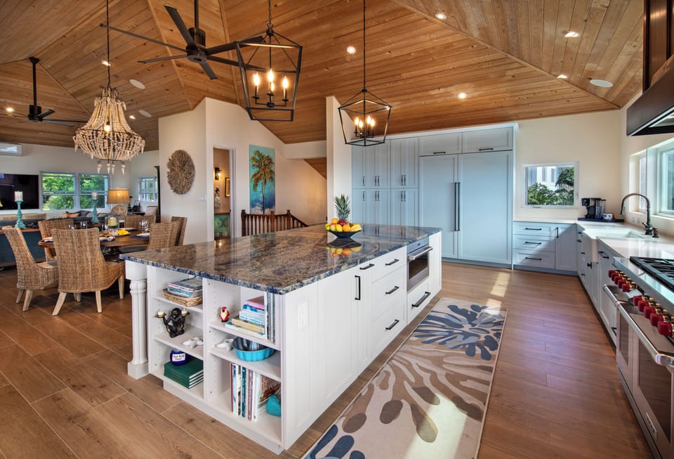 Spacious chefs kitchen