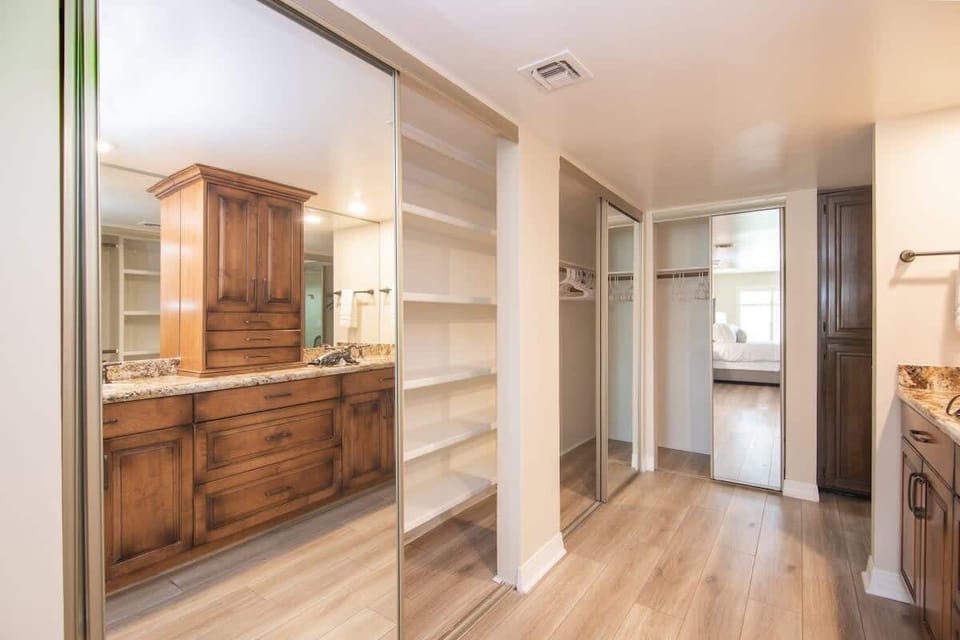 Pristine bathrooms stocked with fresh towels and everyday essentials for your comfort.
