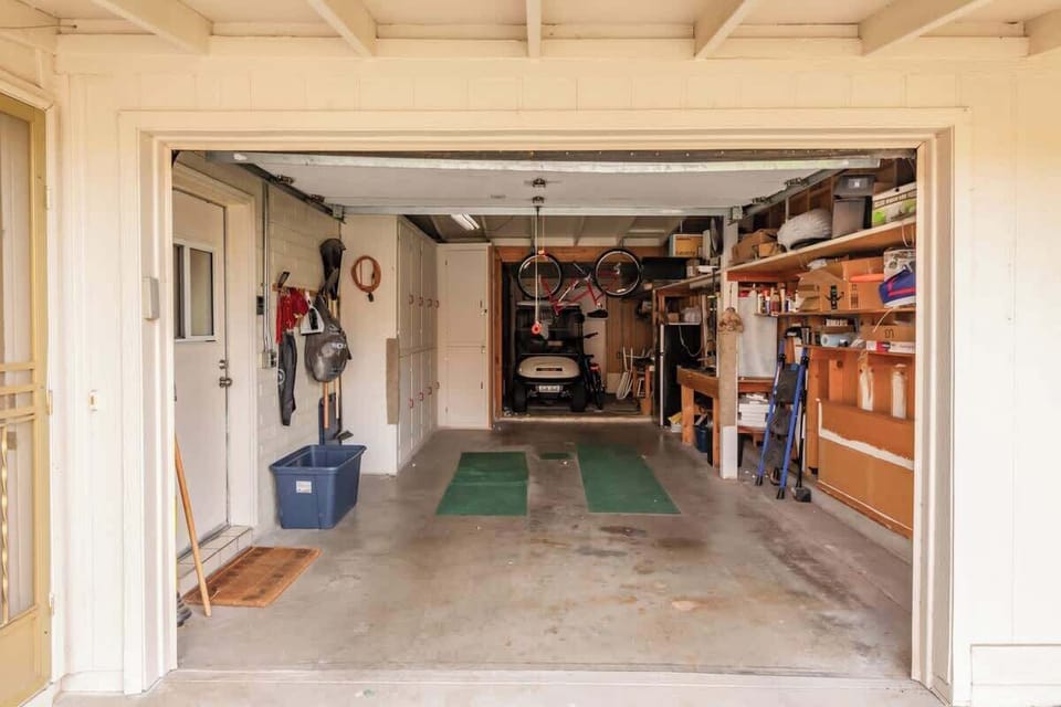 A private garage for parking ensures a hassle-free stay.