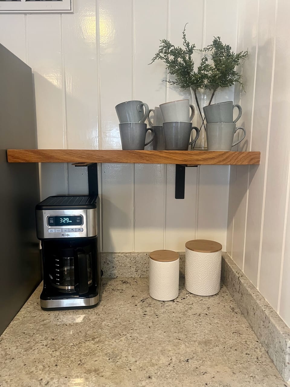 Coffee & tea station stocked for your enjoyment