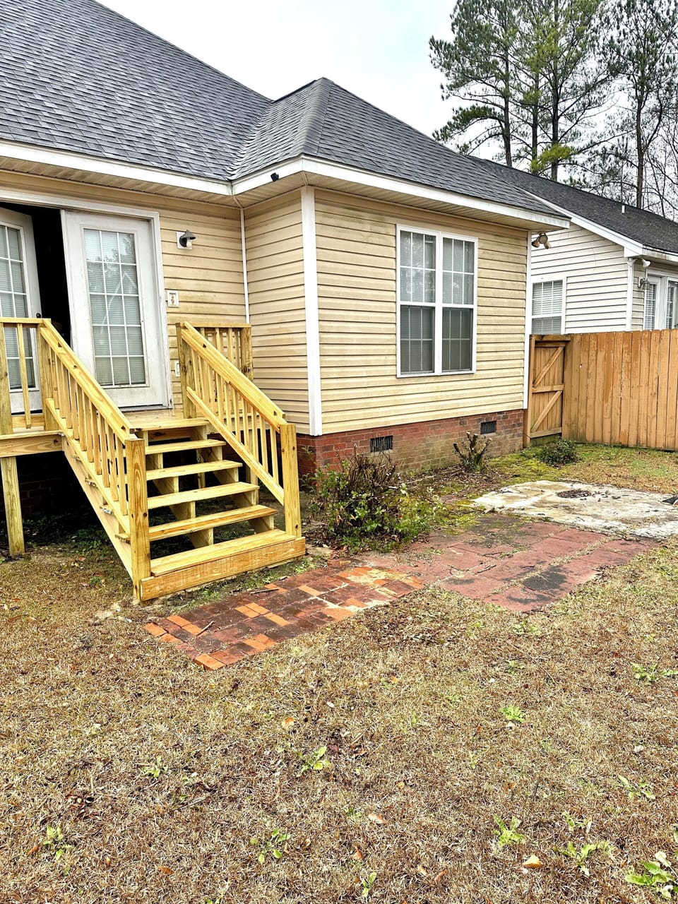 Back door entrance