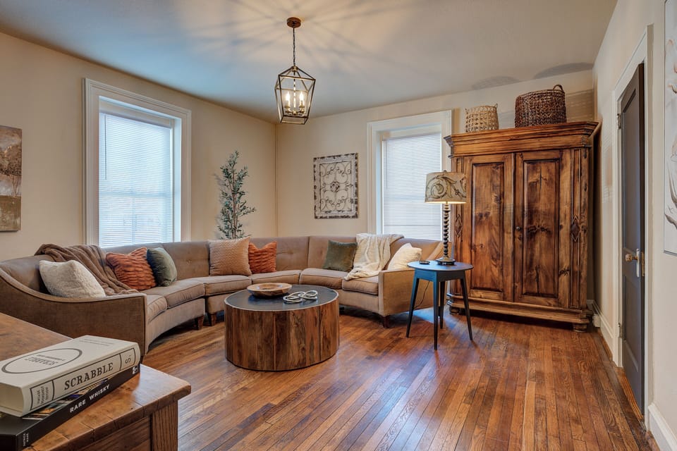 Living room with Smart TV