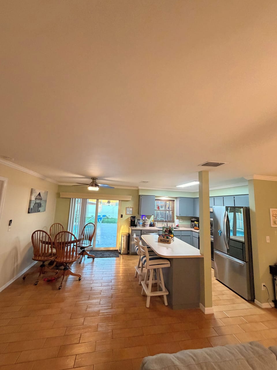 Opened Area to Screened in Lanai w Pool