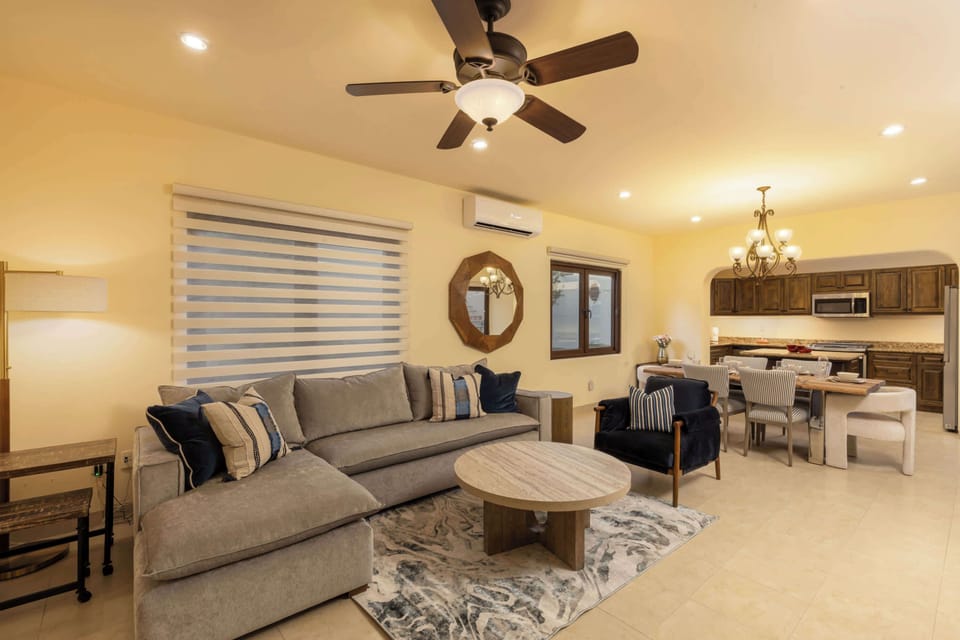 Enjoy family time or host friends in this beautifully designed open living space