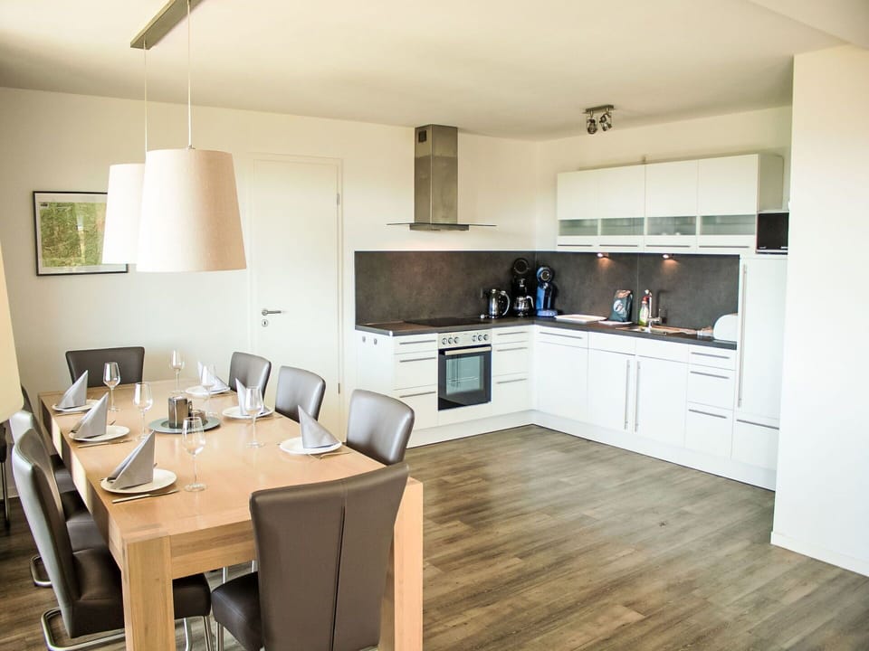 Furniture, Interior Design, Flooring, Floor, Wood, Ceiling, Room, Chair, Kitchen, Countertop