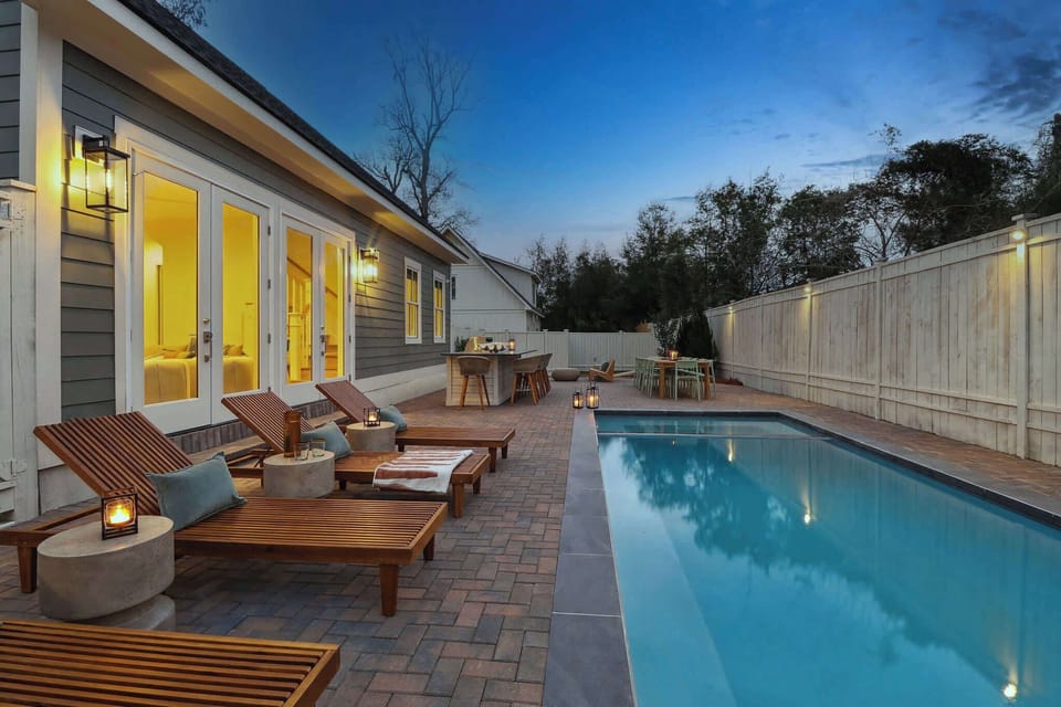 Backyard | Private Pool & Built-in Spa | One of Two Identical Pool Areas