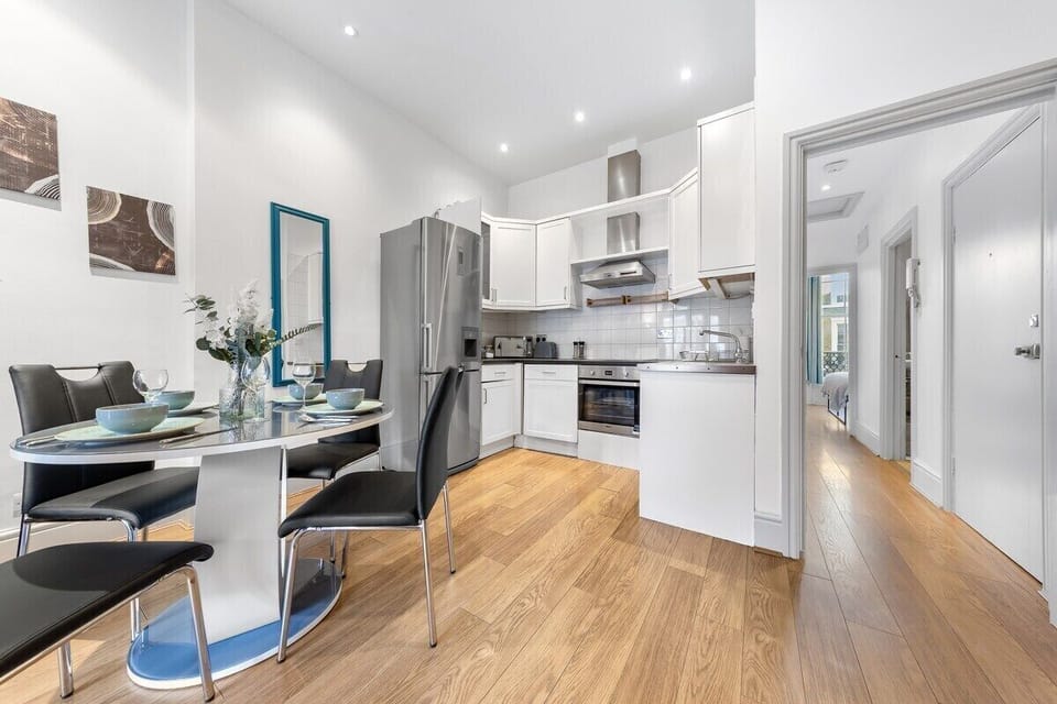 Sleek modern kitchen with all essentials for home-cooked meals