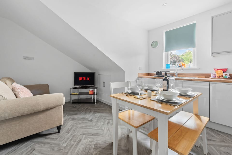 Open plan kitchen/dining/sitting area