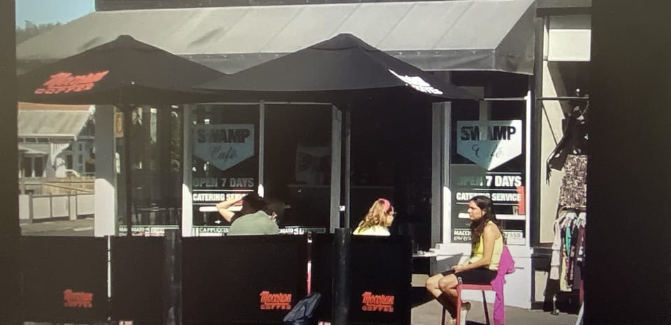 Swamp Cafe -  Brekky and lunch (yummy)
5 min walk