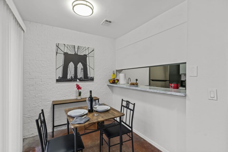 Dedicated dining table to grab a quick bite