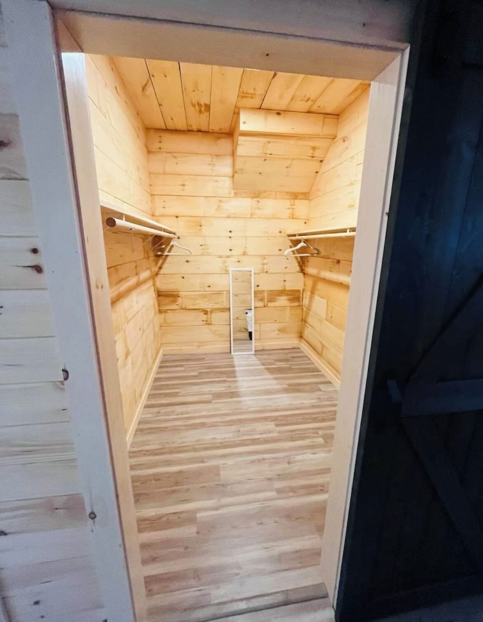 Master walk-in closet