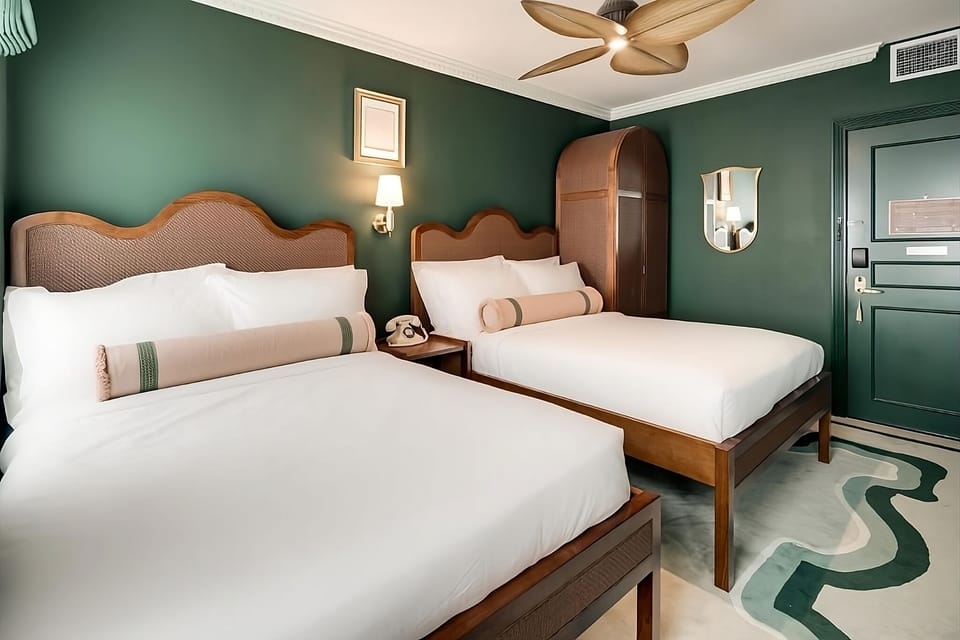 Relax in a serene space with polished finishes throughout.