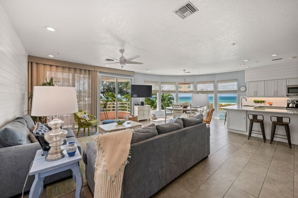 Living room with views
