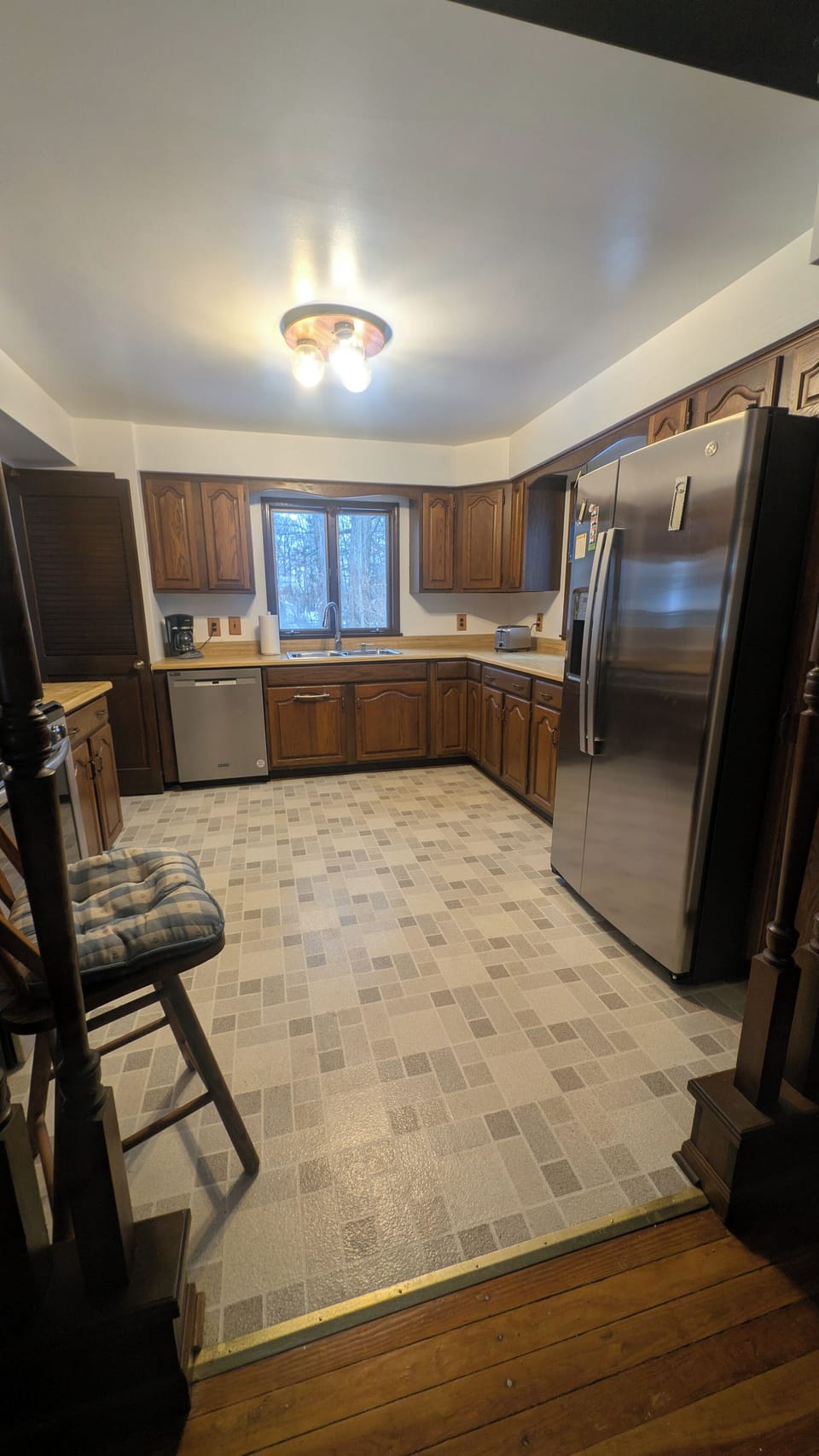 Water and Ice from Fridge. 