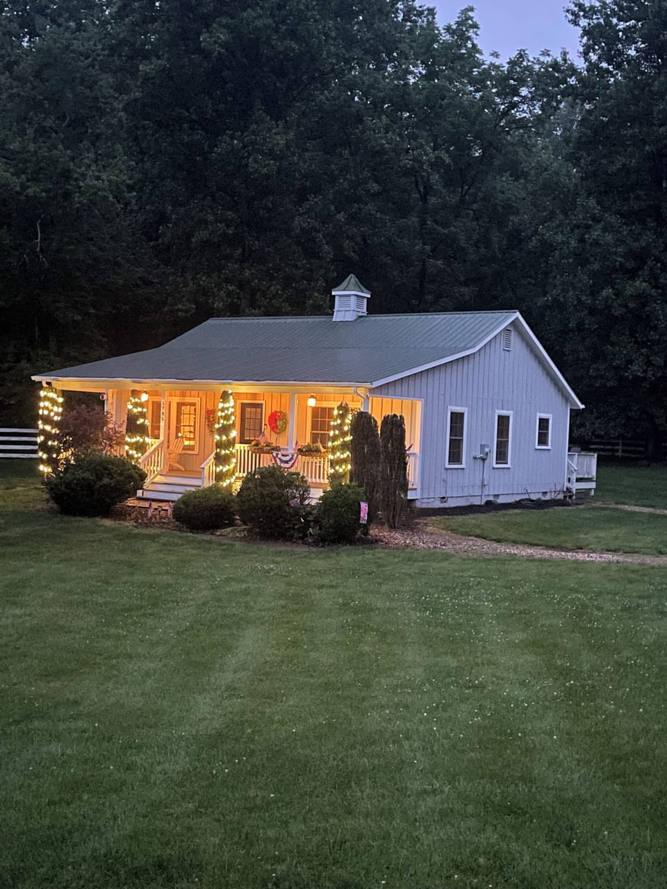 Seaton Place House at dusk