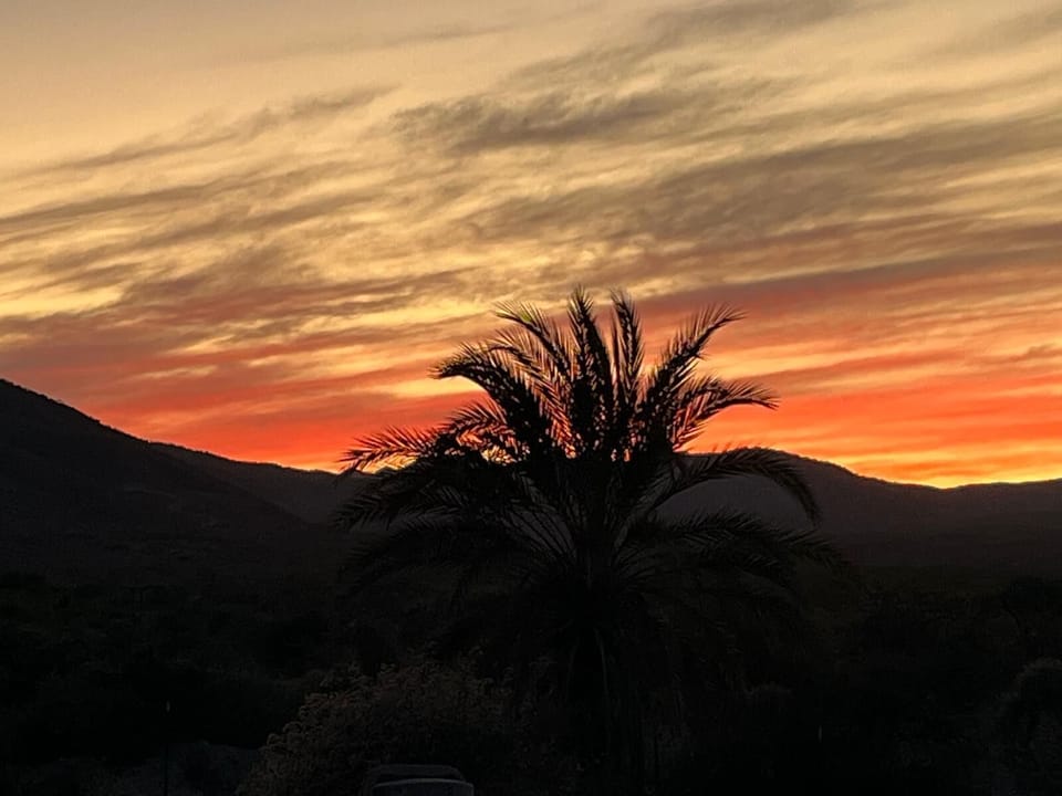 Sunset from porch